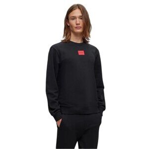 Hugo by Hugo Boss men's black Diragol long sleeve sweatshirt size M
